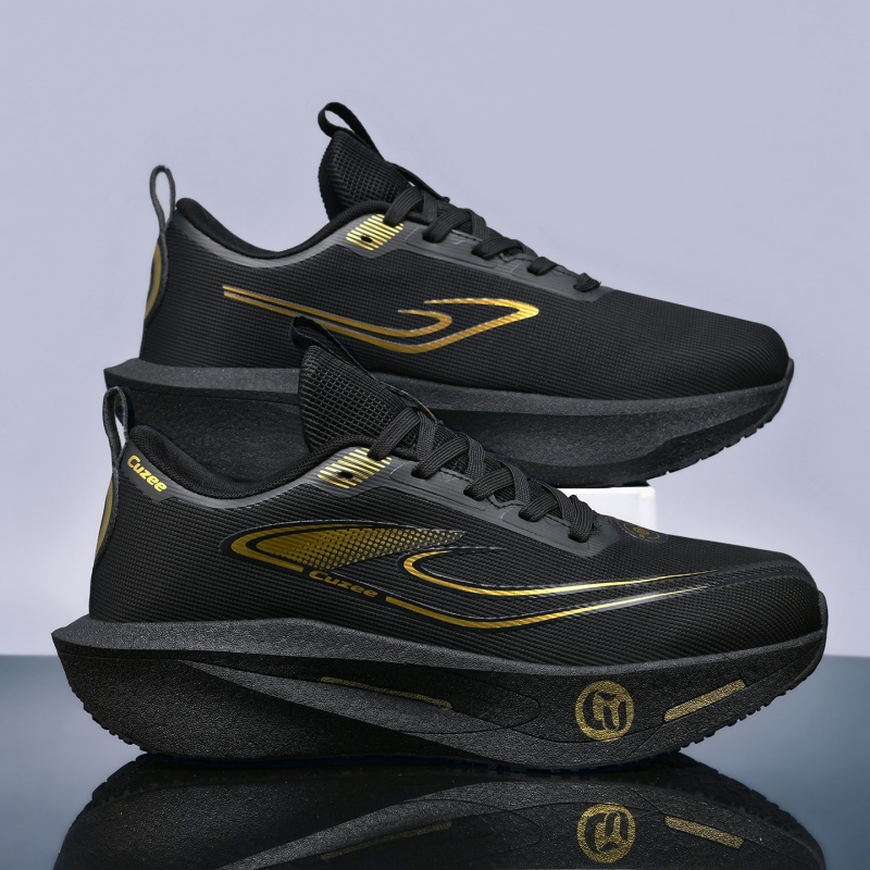 Breathable Mesh Athletic Shoes - Scarpe da Corsa Uomo con Piastra